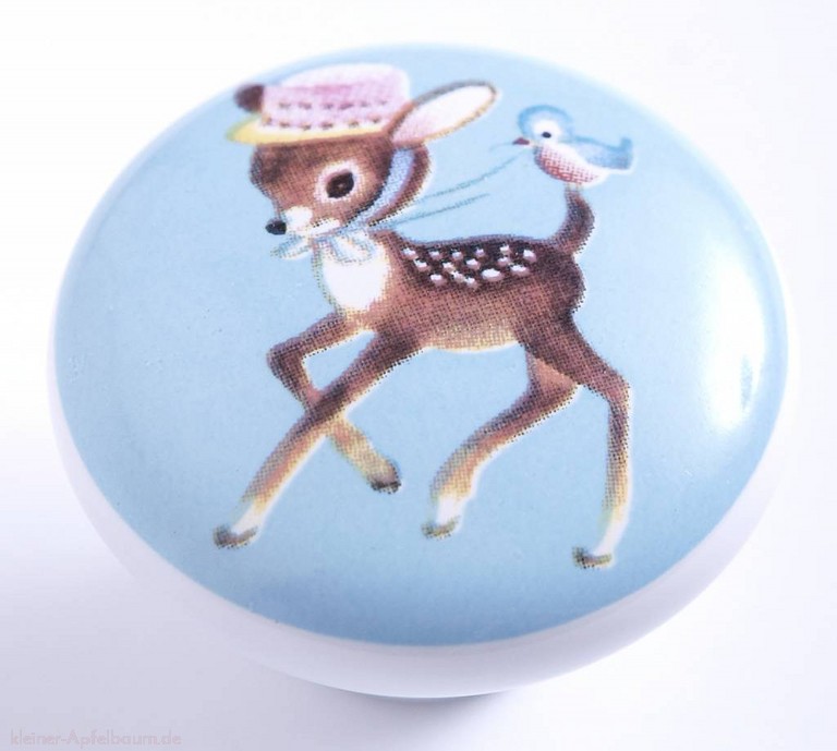 Nostalgischer Möbelknopf Bambi