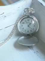 Nostalgische Halskette mit Uhr -SALE-